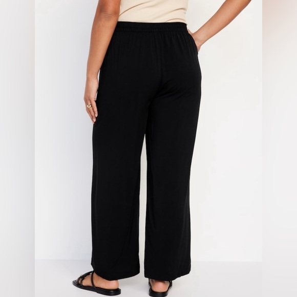 NWT! Navy High-Waisted Playa Soft-Spun Wide-Leg Pants - Multiple Sizes🛝 - Picture 10 of 12
